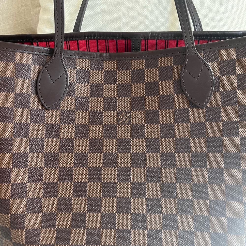 Louis Vuitton Brown Checkered Tote